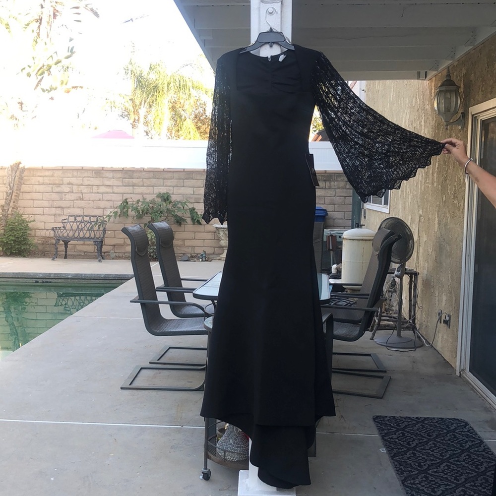 Long evening gown black